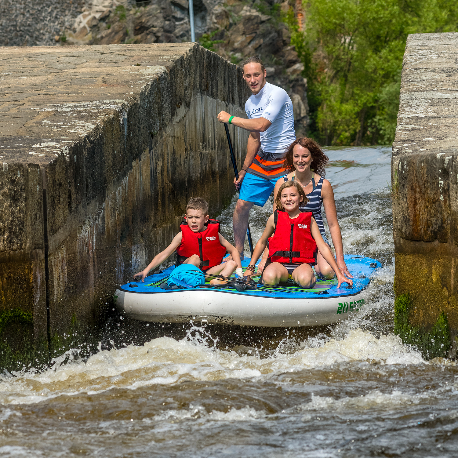 pujcovna paddleboardu Cesky Krumlov, Lipno, Vltava